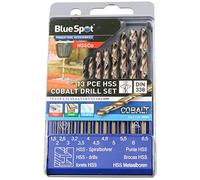 13pc HSS Cobalt Twist Drill Bit Set Metric MM Sizes 1.5mm - 6.5mm Drilling