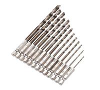 13PCS 1.5-6.5mm M35 Cobalt Drill Bit HSS-Co Twist Drill Bit Set 1/4 Inch Hex Shank