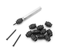 13pcs 3/8'' HSS Double Sided Rotary Spot Weld Cutter Drill Bit Remover Tool Kit, High Strength Spot Weld Removal Set with Hex Shank for Auto Body Repair