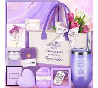 13PCS Birthday Gifts for Women,Mom, Wife, Girlfriend, Sister, Her- Self Care Package Get Well Soon Gifts Basket for Women Lavender Relaxing Spa Gifts Care Package Mothers Day Baskets for Mom