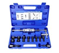 13PCS Blind Hole Internal Bearing Puller Kit with Slide Hammer, 8-32mm Expandable Collets Inner Bearing Remover Tool Set for Car Motorcycle Deep Hole Pilot Bearing Bushing Removal