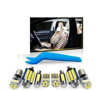 13Pcs Car LED Interior Map Dome Trunk Lamp Light Kit, for Qashqai J10 2007-2013