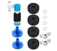 13Pcs Cymbals Replacement Accessories Drum Stand Felt Cymbals Sleeve Washer Drum Key Percussion Part Easy Installation
