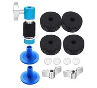 13Pcs Drum Cymbals Felt Pads And Sleeves With Wing Nut Washer Drum Key Cymbals Replacement Accessories Easy To Use