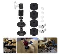 13Pcs Drum Cymbals Felt Pads Nonslip Felt Set Cymbals Stand Felts Cymbals Sleeves Washer Drum Key Drum Accessories