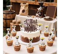 13PCS Espresso Martini Decor A Tini Bit Older Birthday Cake Decor