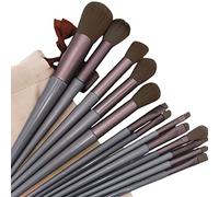 13PCS Eyeshadow Brushes Set Face Powder Concealers Eye Shadows Professional Premium Synthetic Brush
