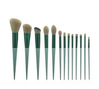 13pcs Four Seasons Makeup Brush Set Wooden Handle Long Soft Beauty Tools Fiber Bristles