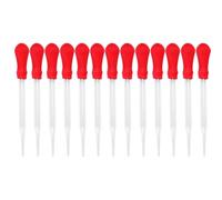 13pcs Glass Pipette Dropper Portable Silicone and for Home Experiment