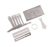 13Pcs Luthier Tools Set for Guitar, Bass, Setup & Repair - Stainless Steel, Practical, Great Maintenance - for Guitar Lovers, DIY Makers, Beginners