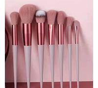 13pcs Makeup Brush Set Soft Fluffy for Face Powder Concealer with 5 Large 8 Small Brushes for Beginners Makeup Lovers (Brown)