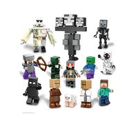 (13PCS) Minecraft MiniFigures My World Series Characters Building Kits Kids Toys