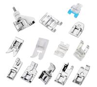 13Pcs Presser Feet Set for Domestic Sewing, Multi-functional Choices, 13 Presser Foot for Brother Singer Janome