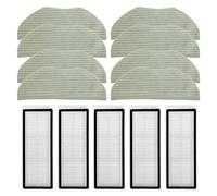 13Pcs Replacement Parts Hepa Filter Mop Cloth Washable for 360 X90 X95 Vacuum Cleaner Accessories Household Cleaning (Color : Burgundy)