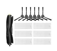 13Pcs Roller Brush Filter Side Brush Replacement Parts Compatible For Qihoo 360 S10 X100 Max Robotic Vacuum Cleaner