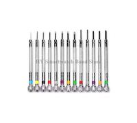 13Pcs Screwdriver Set 0.6mm-2.0mm Watch Repair Tools Flat Head Screwdriver Kit Professional Watchmakers For Watch Repair Tools