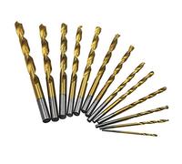 13pcs/set High Speed Steel HSS Straight Shank Twist Drill Bits Electric Rotary Tools For Metal Wood Drilling Drill Bits