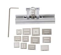 13pcs/set Stencil Template Memory Directly Heat BGA Reballing Holder Jig For DDR1 DDR2 DDR3 DDR5 Welding Rework BGA Reballing Holder Jig