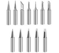 13Pcs Soldering Iron Tips, Soldering Tips 900m Welding Equipment Accessories Replacement Tip Quick DIY Projects and More Soldering Station (12 Different Sizes)