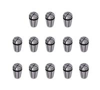 13pcs Spring Collet ER11, Strong Clamping Force Chuck Tool Set Kit for Clamping, with High Elasticity, Stable Spring Collet for No Vibration or Loosening, Each Collet Has Its