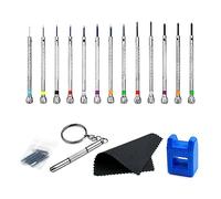 13pcs Watch Driver Set for Glasses Watch Monitors Driver Clock Jewelry Repair Kit Professional Professional Beginner