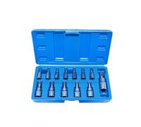 13Piece T8 to T60 Socket Wrench Bit Set for Professional Mechanics Home Improvement Projects 1 / 4in 3 / 8in 1 / 2inch High Strength Steel Socket Wrench