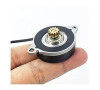 13T Thin 36MM Stepper electronic starter Engine DC 12V 0.9 Degree 2-Phase 4-Wire Metal Copper Pulley Step electronic starter MQXFCZUX