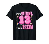 13th 13 Years Teenager Birthday It's Official 13 I'm a Teen T-Shirt