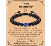 13th 16th 18th 21st 30th 40th 50th 60th Birthday Gifts for Boys Men Him, 11-21 30-60 Year Old Boy Male Man Birthday Gifts Birthday Bracelet for Son Brother Grandson Nephew Dad Husband Friend Boyfriend