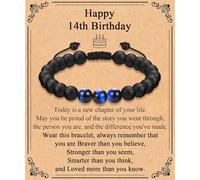 13th 16th 18th 21st 30th 40th 50th 60th Birthday Gifts for Boys Men Him, 11-21 30-60 Year Old Boy Male Man Birthday Gifts Birthday Bracelet for Son Brother Grandson Nephew Dad Husband Friend Boyfriend