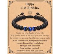 13th 16th 18th 21st 30th 40th 50th 60th Birthday Gifts for Boys Men Him, 11-21 30-60 Year Old Boy Male Man Birthday Gifts Birthday Bracelet for Son Brother Grandson Nephew Dad Husband Friend Boyfriend