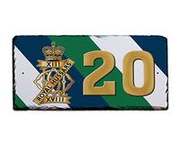 13th 18th Royal Hussars House Number Slate Custom Military Badge Door Plaque Sign Personalised Garage Army Veteran Gift AS58
