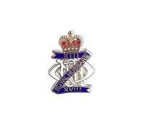 13th/18th Royal Hussars (Queen Mary's Own) Lapel Pin/Sweet Heart Pin