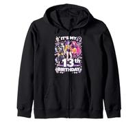 13th Birthday 13 Year Old Girl Korean Pop K-pop Bday Party Zip Hoodie