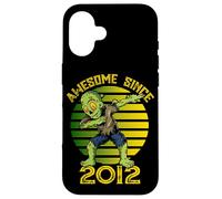 13th Birthday Boy Dabbing Zombie Awesome Since 2012 Case for iPhone 16