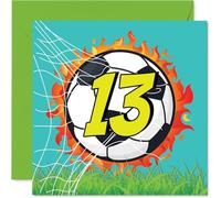 13th Birthday Cards for Boys Girls - Hotshot - Happy Birthday Card for 13 Year Old Boy Girl Niece Son Brother Granddaughter, 145mm Bday Greeting Cards