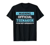 13th Birthday Fun Warning Official Teenager Do Not Approach T-Shirt