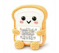 13th Birthday Gifts Crochet Toast Pun Card for 13 Year Old Daughter Son | Toast Birthday Gift Handmade Funny for Friends Sweet 13 Decorations Sister Brother Niece Nephew Goddaughter Grandson Present