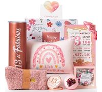 13th Birthday Gifts for Gifts,Unique Gifts Set Ideas for Turning 13 Year Old Girl Pamper Hamper Box,Happy Bday Present Basket Kit for Teen Girl Decorations for Sisters,Daughter,Niece, Granddaughter