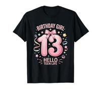 13th Birthday Girl Official Teenager, 13 Years Old Birthday T-Shirt