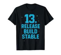 13th Birthday Release Build Stable Fun Teens 13 Years Old T-Shirt