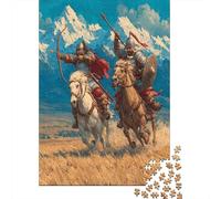 13th Century Mongol ArchersJigsaw Puzzles 1000 Pieces for Adults Puzzle Educational Games