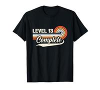 13th Wedding Anniversary For Him Her Funny Level 13 Complete T-Shirt