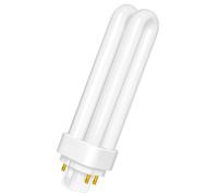 13W G24q-1 Compact Fluorescent Lamp 4 Pin, Warm White 2700K, 850LM, 2U Double Tube Energy Saving Lamp, 220V PLC CFL Light Bulb, Non-Dimmable，Suitable for Corridor, Bathroom, Bedroom, Kitchen, 1 Pack