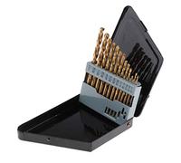 13x M2 HSS Left Hand Drill Bit Set with Titanium Nitride Coating Tool