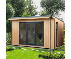 13x11 Forest Xtend 4.0 Insulated Garden Office - With Installation