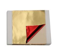 13X13.5cm 100PCS Art Craft Imitation Gold Sliver Foil Papers Colorful(Color 24)