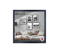 13X13 Black Modern Step Picture Frame - Perfect For Posters, Photos And Wall Art - Elegant Home Decor - Ak Frames