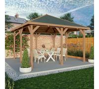 13x13 Mercia Traditional Wooden Gazebo - Pressure Treated
