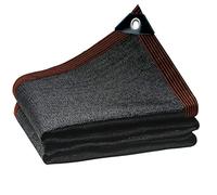 13x23 ft Sunblock Shade Cloth - Black Sun Screen Mesh for Greenhouse Garden Patio & Lawn -Net Tarp with Grommets for Easy Hanging & Plant Protection